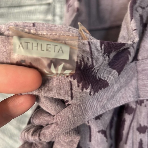 Athleta Medium Purple Halter Style Comfortable Spring or Summer Dress - Picture 5 of 5